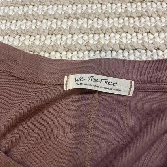 Free People We The Free Clover Split Neck Babydoll Tunic - Picture 3 of 4